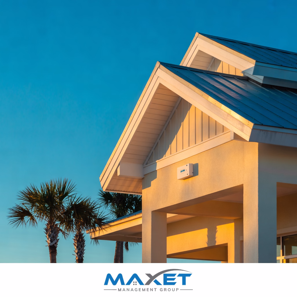 Coastal community clubhouse with WiFi access point in Bay County, Northwest Florida
