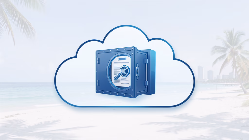 Conceptual digital vault for HOA legal records in Florida