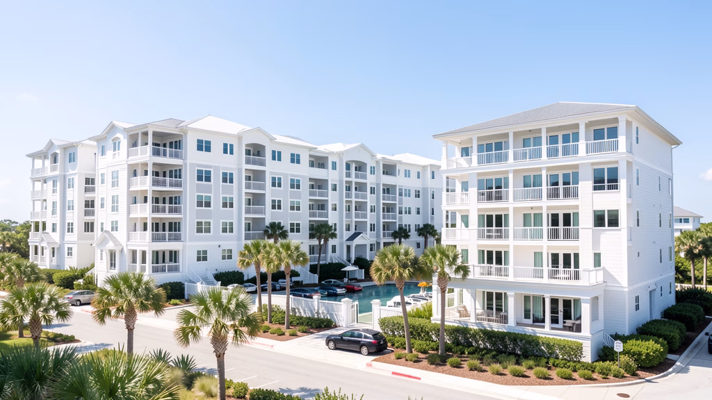 High-end luxury condominium complex in Walton County, Florida