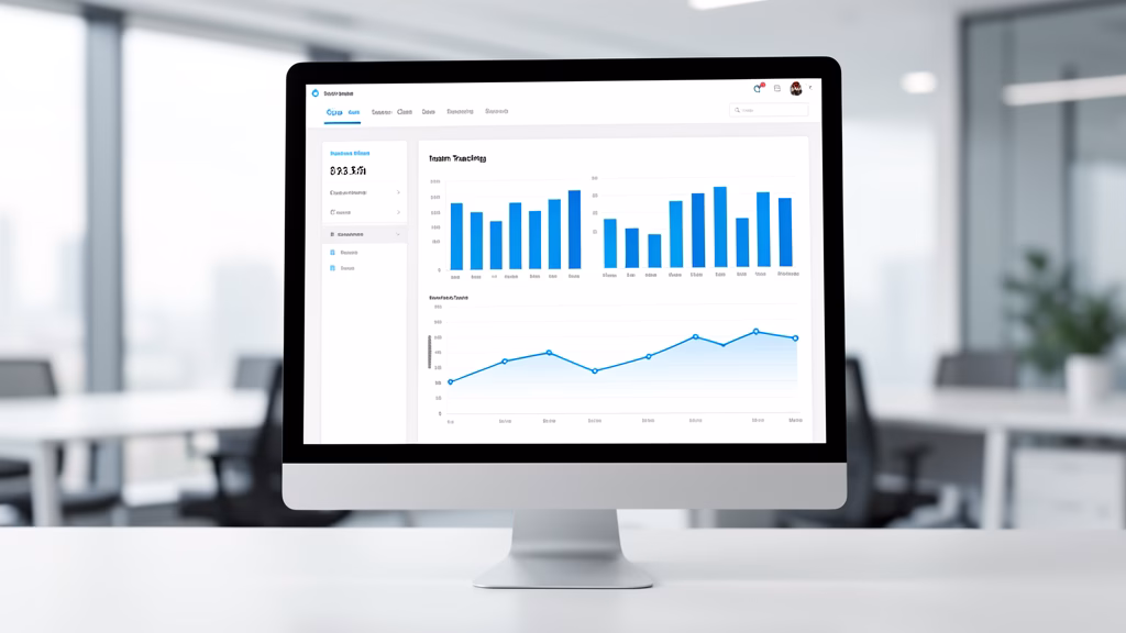 Data visualization dashboard showing insurance claim tracking metrics and timeline