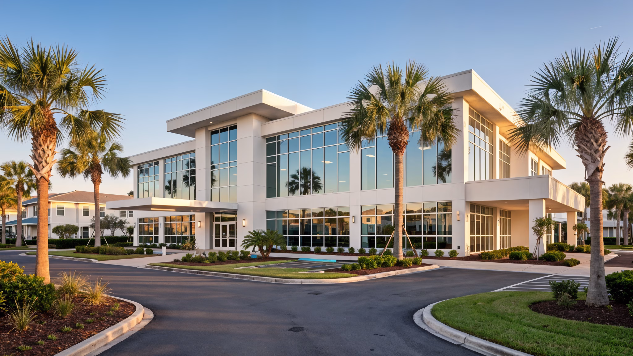Coastal community association building in Panama City Beach, Florida