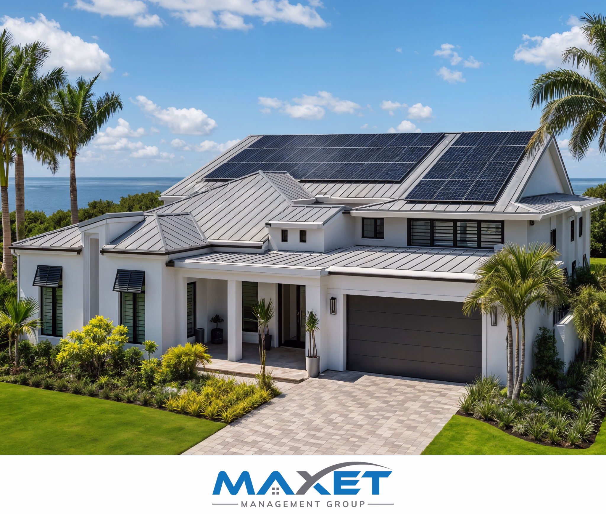 Residential rooftop solar installation at a Bay County home subject to architectural review